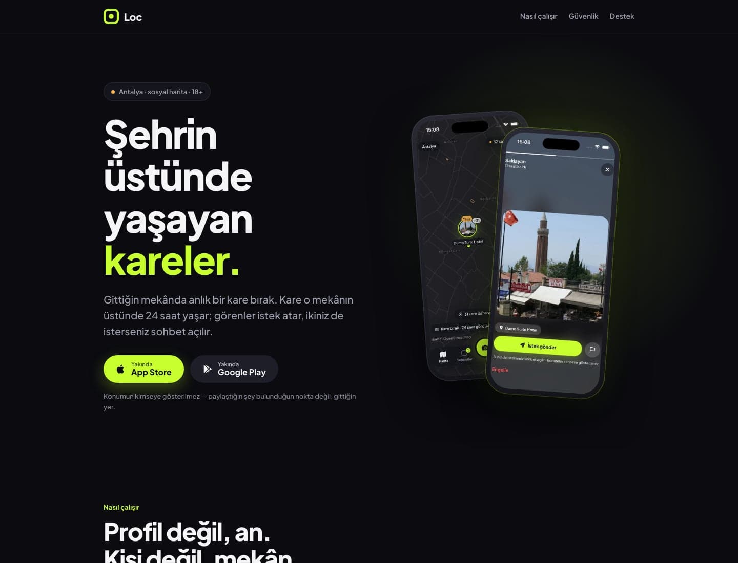 Loc ekran görüntüsü